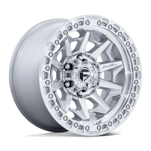 Fuel Offroad D883 COVERT Silver W/ Machined Face 20x9 +20 8x165.1mm 125.1mm - Wheelwiz