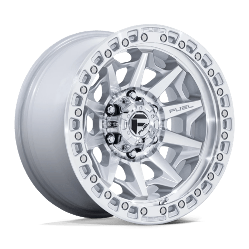 Fuel Offroad D883 COVERT Silver W/ Machined Face 18x9 +1 8x170mm 125.1mm