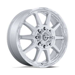 Fuel Offroad D912 CIRCUIT DUALLY Gloss Silver W/ Machined Face 20x8.25 +105 8x210mm 154.3mm