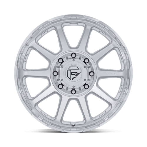 Fuel Offroad D912 CIRCUIT DUALLY Gloss Silver W/ Machined Face 24x8.25 +105 8x200mm 142mm - Wheelwiz