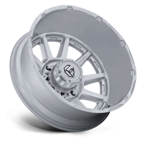 Fuel Offroad D912 CIRCUIT DUALLY Gloss Silver W/ Machined Face 22x8.25 -202 10x225mm 170.1mm - Wheelwiz