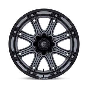 Fuel Offroad DARKSTAR Matte Gunmetal W/ Black Lip 22x9 +1 8x170mm 125.1mm - Wheelwiz