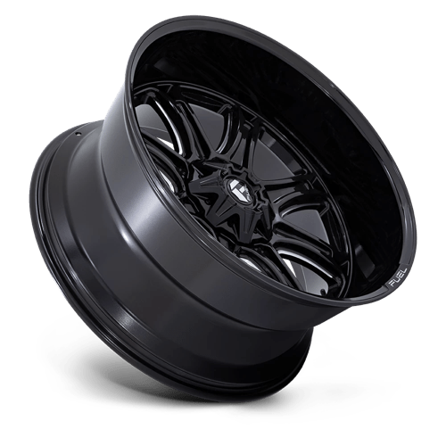 Fuel Offroad DARKSTAR Gloss Black Milled 22x9 +1 5x114.3|5x127mm 78.1mm