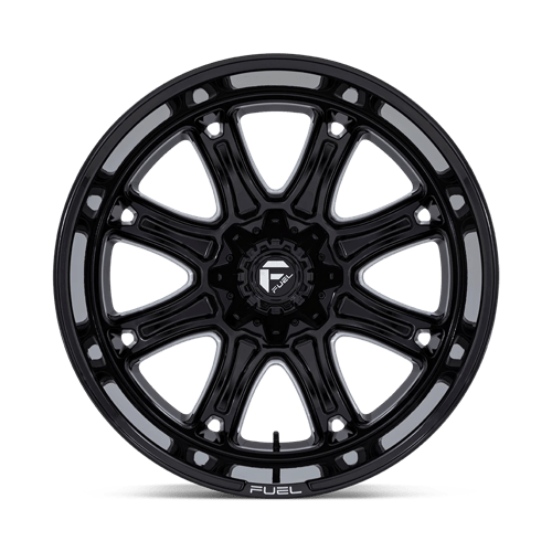 Fuel Offroad DARKSTAR Gloss Black Milled 22x10 +10 5x127|5x139.7mm 87.1mm