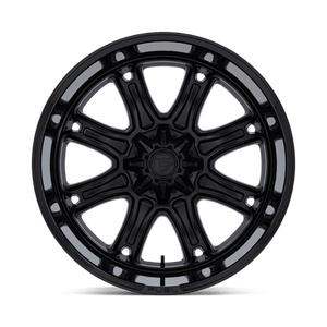 Fuel Offroad DARKSTAR Matte Black W/ Gloss Black Lip 20x10 -18 8x180mm 124.2mm - Wheelwiz