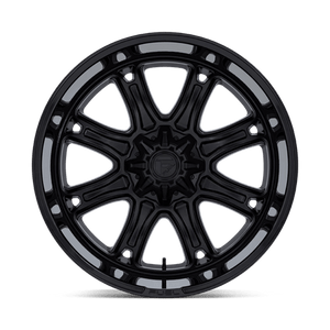 Fuel Offroad DARKSTAR Matte Black W/ Gloss Black Lip 20x9 +1 6x114.3|6x139.7mm 78.1mm - Wheelwiz