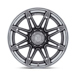 Fuel Offroad FC401 BRAWL Platinum W/ Chrome Lip 24x12 -44 8x170mm 125.1mm - Wheelwiz