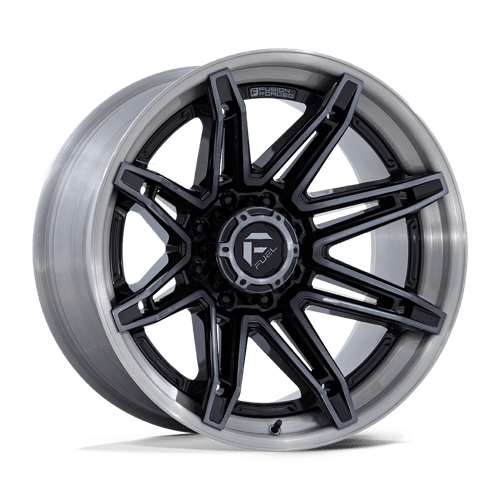Fuel Offroad FC401 BRAWL Gloss Black Brushed Dark Tint 22x10 -18 6x139.7mm 106.1mm