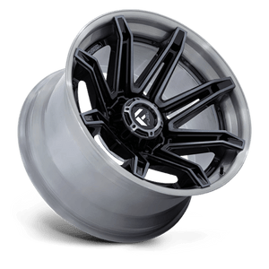 Fuel Offroad FC401 BRAWL Gloss Black Brushed Dark Tint 22x12 -44 6x139.7mm 106.1mm - Wheelwiz