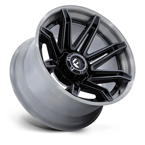 Fuel Offroad FC401 BRAWL Gloss Black Brushed Dark Tint 22x12 -44 8x170mm 125.1mm - Wheelwiz