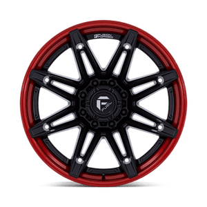 Fuel Offroad FC401 BRAWL Matte Black W/ Candy Red Lip 22x10 -18 8x170mm 125.1mm