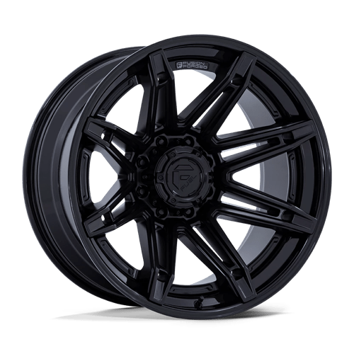 Fuel Offroad FC401 BRAWL Matte Black W/ Gloss Black Lip 20x10 -18 8x180mm 124.2mm