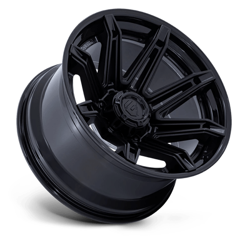 Fuel Offroad FC401 BRAWL Matte Black W/ Gloss Black Lip 22x10 -18 8x180mm 124.2mm
