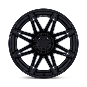 Fuel Offroad FC401 BRAWL Matte Black W/ Gloss Black Lip 24x12 -44 8x180mm 124.2mm