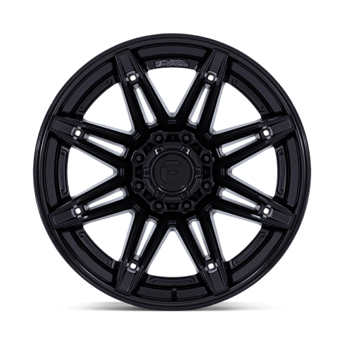 Fuel Offroad FC401 BRAWL Matte Black W/ Gloss Black Lip 20x10 -18 8x180mm 124.2mm - Wheelwiz