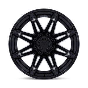 Fuel Offroad FC401 BRAWL Matte Black W/ Gloss Black Lip 22x12 -44 8x170mm 125.1mm - Wheelwiz