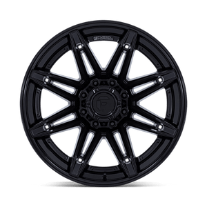 Fuel Offroad FC401 BRAWL Matte Black W/ Gloss Black Lip 22x12 -44 8x180mm 124.2mm