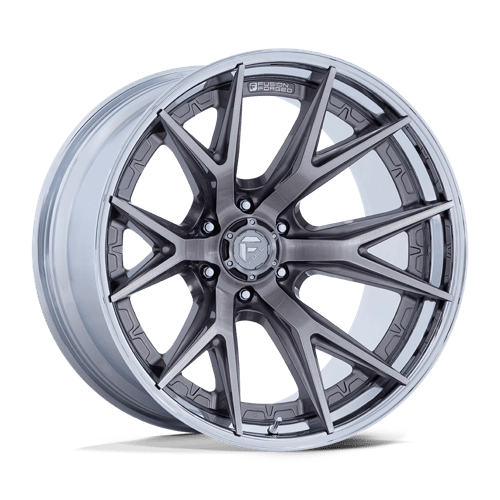 Fuel Offroad FC402 CATALYST Platinum W/ Chrome Lip 18x9 +1 6x135mm 87.1mm - Wheelwiz