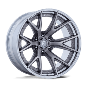 Fuel Offroad FC402 CATALYST Platinum W/ Chrome Lip 20x9 +20 6x139.7mm 106.1mm - Wheelwiz
