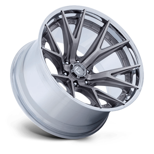Fuel Offroad FC402 CATALYST Platinum W/ Chrome Lip 22x12 -44 6x139.7mm 106.1mm - Wheelwiz