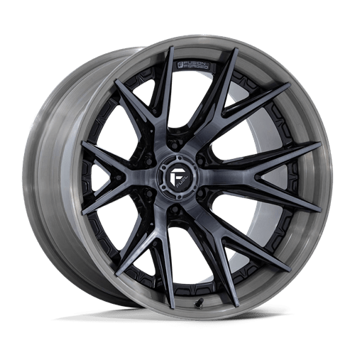 Fuel Offroad FC402 CATALYST Gloss Black Brushed Dark Tint 22x12 -44 6x135mm 87.1mm