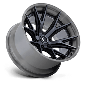 Fuel Offroad FC402 CATALYST Gloss Black Brushed Dark Tint 22x10 -18 6x139.7mm 106.1mm - Wheelwiz