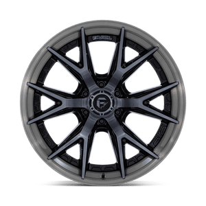 Fuel Offroad FC402 CATALYST Gloss Black Brushed Dark Tint 20x9 +20 6x139.7mm 106.1mm - Wheelwiz