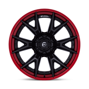 Fuel Offroad FC402 CATALYST Matte Black W/ Candy Red Lip 20x9 +20 6x135mm 87.1mm - Wheelwiz
