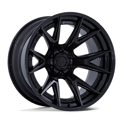 Fuel Offroad FC402 CATALYST Matte Black W/ Gloss Black Lip 22x12