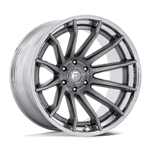 Fuel Offroad FC403 BURN Platinum W/ Chrome Lip 24x12 -44 6x135mm 87.1mm - Wheelwiz