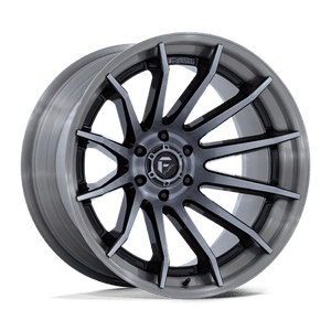Fuel Offroad FC403 BURN Gloss Black Brushed Dark Tint 20x9 +1 6x139.7mm 106.1mm - Wheelwiz