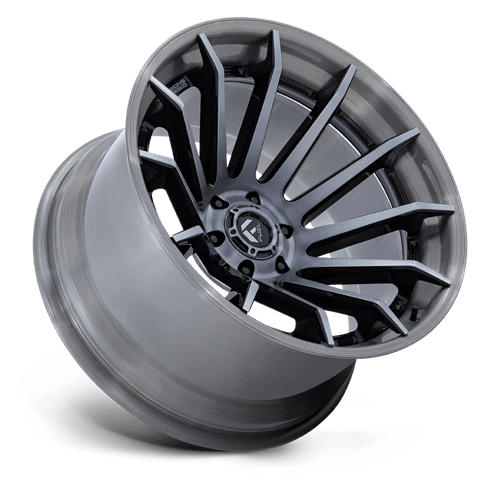 Fuel Offroad FC403 BURN Gloss Black Brushed Dark Tint 20x10 -18 6x139.7mm 106.1mm