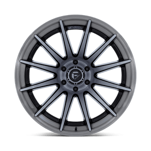 Fuel Offroad FC403 BURN Gloss Black Brushed Dark Tint 20x9 +1 5x127mm 71.5mm - Wheelwiz