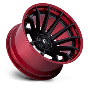 Fuel Offroad FC403 BURN Matte Black W/ Candy Red Lip 22x10 -18 5x127mm 71.5mm - Wheelwiz