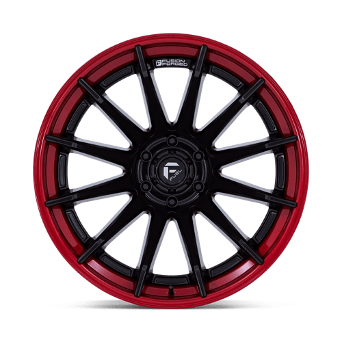 Fuel Offroad FC403 BURN Matte Black W/ Candy Red Lip 20x9 +1 6x135mm 87.1mm - Wheelwiz