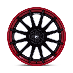Fuel Offroad FC403 BURN Matte Black W/ Candy Red Lip 22x10 -18 5x127mm 71.5mm - Wheelwiz