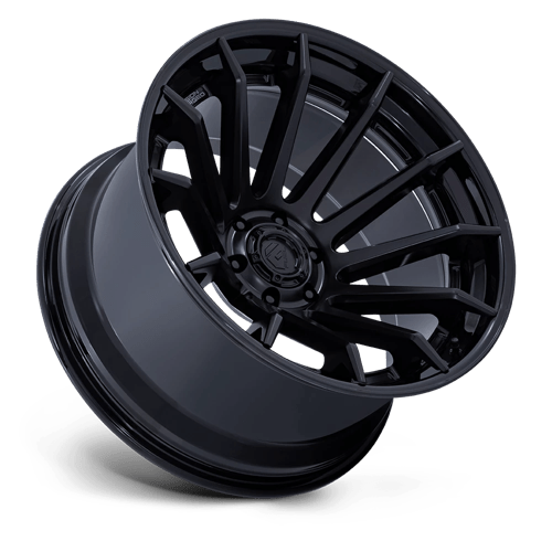 Fuel Offroad FC403 BURN Matte Black W/ Gloss Black Lip 22x12 -44 5x127mm 71.5mm - Wheelwiz