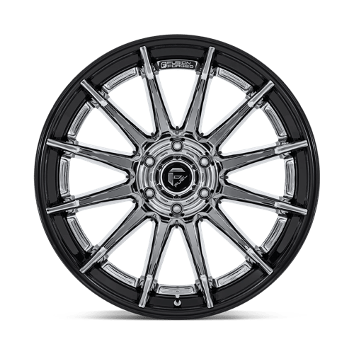 Fuel Offroad FC403 BURN Chrome W/ Gloss Black Lip 20x10 -18 6x139.7mm 106.1mm