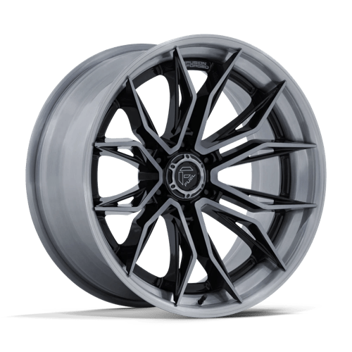 Fuel Offroad FC404 MUTINY Gloss Black Brushed Dark Tint 20x10 -18 6x139.7mm 106.1mm - Wheelwiz