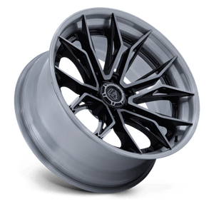 Fuel Offroad FC404 MUTINY Gloss Black Brushed Dark Tint 20x10 -18 6x139.7mm 106.1mm - Wheelwiz