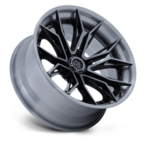 Fuel Offroad FC404 MUTINY Gloss Black Brushed Dark Tint 22x9.5 +20 6x135mm 87.1mm - Wheelwiz