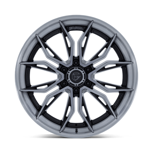 Fuel Offroad FC404 MUTINY Gloss Black Brushed Dark Tint 20x10 -18 6x139.7mm 106.1mm - Wheelwiz