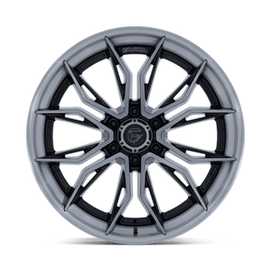 Fuel Offroad FC404 MUTINY Gloss Black Brushed Dark Tint 20x9 +20 6x139.7mm 106.1mm - Wheelwiz