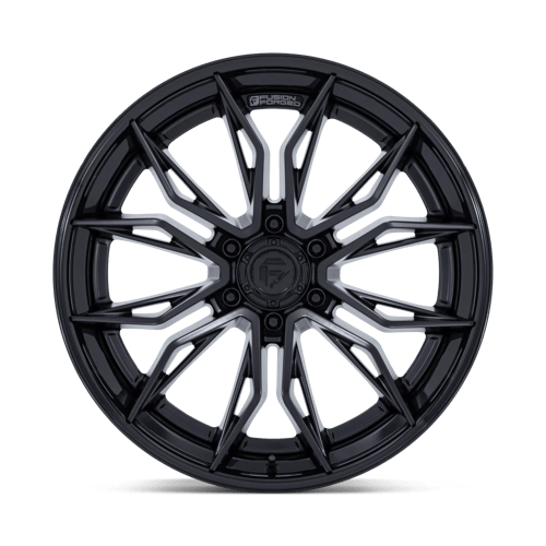 FAKIE STANCE Ꮇ65COAT Fuel Offroad FC404 MUTINY Matte Black W/ Gloss Black Lip 20x9 +1