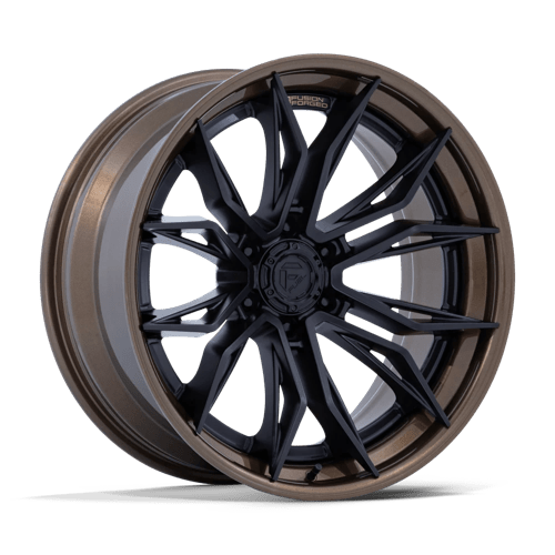 Fuel Offroad FC404 MUTINY Matte Black W Gloss Bronze Lip 22x10 -18 6x135mm 87.1mm - Wheelwiz