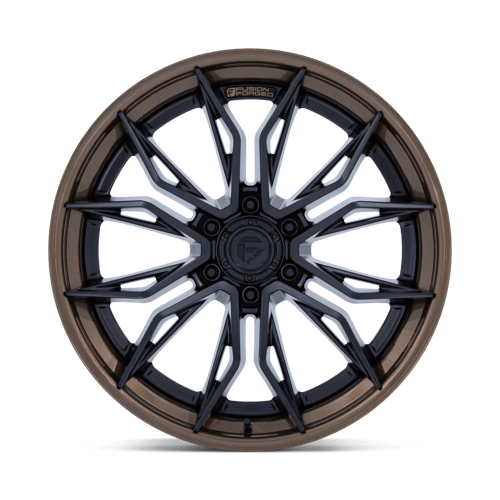 Fuel Offroad FC404 MUTINY Matte Black W Gloss Bronze Lip 22x9.5 +20 6x139.7mm 106.1mm - Wheelwiz