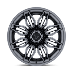Fuel Offroad FC404 MUTINY Gloss Black Brushed Dark Tint 20x9 +1 8x165.1mm 125.1mm - Wheelwiz