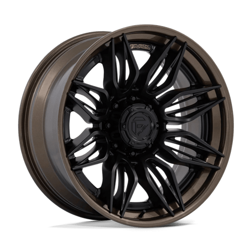 Fuel Offroad FC404 MUTINY Matte Black W Gloss Bronze Lip 22x10 0 8x170mm 125.1mm - Wheelwiz