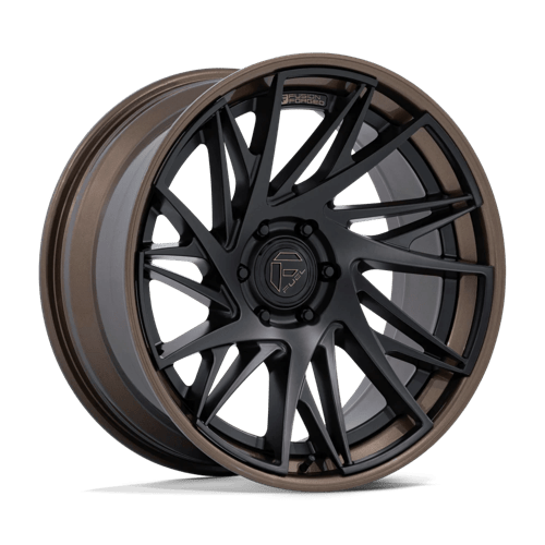 Fuel Offroad FC405 DYNAMO Matte Black W/ G-bronze Lip 22x9.5 +20 6x135mm 87.1mm - Wheelwiz