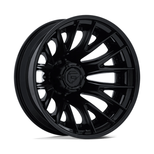 Fuel Offroad D406 CATALYST DUALLY Matte Black W/ Gloss Black Lip 22x8.25 -202 8x200mm 142mm - Wheelwiz